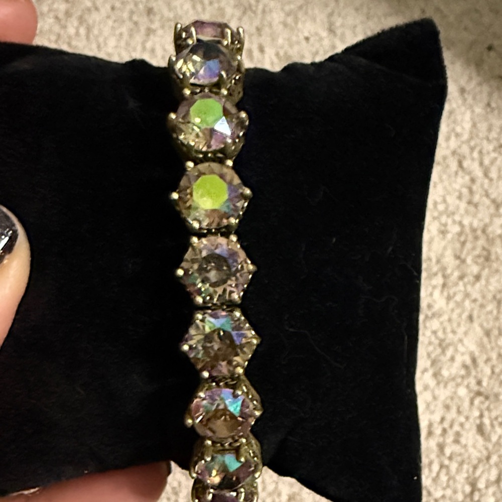 Park Lane Gold Bracelet with Iridescent Stones